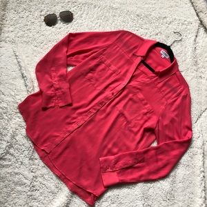 Express pink portfolio shirt blouse